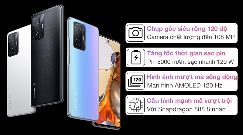 Th&ocirc;ng số của Xiaomi 11T Pro ấn tượng